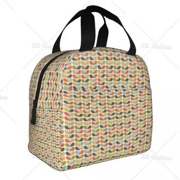 Orla Kiely Multi Stem Изолированная сумка для ланча для пикника на открытом воздухе Портативный термокулер Ланч-бокс с карманом для женщин, мужчин и детей