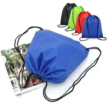 Outdoor Travel Полиэстеровая ткань Пылезащитная сумка на шнурке Сумка для хранения рюкзака