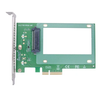 PCIE - U.2 Адаптер PCI Express 3.0 x4 - U.2 NVME SFF-8639 2,5-дюймовый SSD Riser Card Converter 32 GT/S для компьютера Deskotp