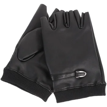  PU кожа половина пальца круглые перчатки велоспорт MTB гоночные перчатки мото перчатки для вождения углеродное волокно защитное снаряжение для мужчин и женщин