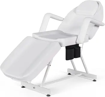 Paddie Professional Tattoo Bed с карманом для хранения, регулируемый массажный стол с крючком для полотенец, складное кресло для ресниц для клиента