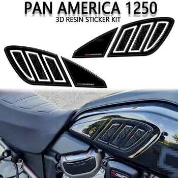 Panamerica 1250 Accessori 3D Гель Эпоксидная смола Наклейка Бак Защитный Накладка Комплект для Harley Davidson Pan America 1250 2020-2023