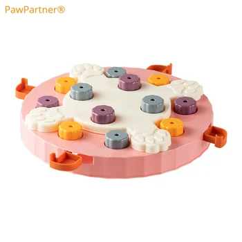 PawPartner Игрушки-головоломки для собак Интерактивные интересные игрушки для медленных фидеров для домашних животных улучшают IQ для дрессировки собак