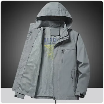 Plus Размер 7XL 8XL Мужская куртка-бомбер Верхняя одежда Повседневная уличная одежда Хип-хоп Карго Пальто Мода Мужчины Бейсбол Университетские куртки Одежда