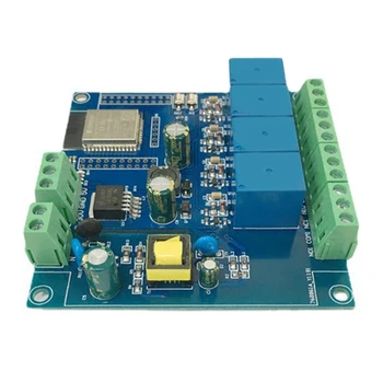 RISE-ESP32 Плата разработки WIFI Bluetooth BLE Четырехсторонний релейный модуль Источник питания переменного/постоянного тока ESP32-WROOM Плата разработки ESP32-WROOM