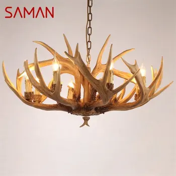 SAMAN Nordic Светодиодные подвесные светильники Креативные светильники и люстры для домашней столовой Декор прохода Светильники