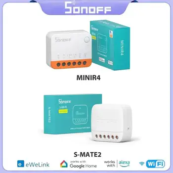 SONOFF S-MATE2 Extreme Switch Mate Поддержка механического переключателя с локальным управлением Двустороннее дистанционное управление размером MINI через MINIR4