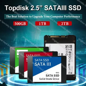 SSD Sata 2 ТБ 4 ТБ Жесткий диск Sata3 2,5-дюймовый 1 ТБ 560 МБ / с Высокоскоростной жесткий диск Внутренние твердотельные накопители для ноутбука 2024 Новинка