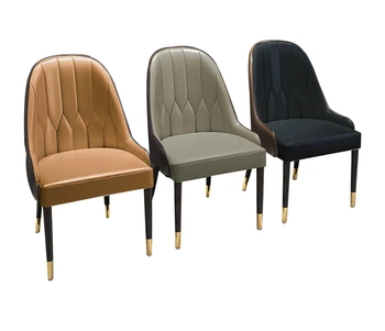 Sentewo Высококачественные современные скандинавские обеденные стулья Скандинавский дизайн Европейский боковой стул Кухонные стулья для столовой Акцентный стул