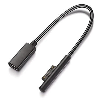 Surface Connect To USB-C Зарядный кабель, совместимый с ноутбуками Surface Pro7 Go2 Pro6 5/4/3 1/2/3 и Surface Book