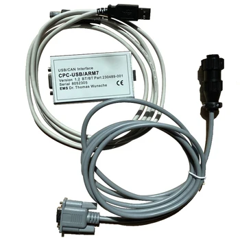 Toyota BT Вилочный погрузчик Canbox CPC USB ARM7 диагностический кабель для грузовиков Диагностический инструмент для диагностики коробки CAN Интерфейс Can Шина Программа TruckCom