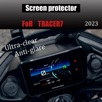 Tracer7 MT 07 Защитная пленка приборной панели для Yamaha Tracer 7 MT07 MT-07 2023 Скретч-кластерный экран TFT TPU HD Защита от царапин