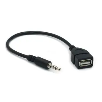  USB на 3,5 мм Адаптер AUX на USB Адаптер Музыка Авто Стерео Папа Дропшиппинг