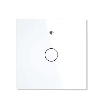 WiFi Умный выключатель света RF433 Без нейтрального провода Single Fire Smart Life Tuya App Control для Alexa Google Home 220 В EU(1)