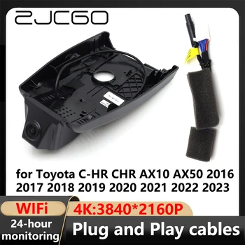 ZJCGO 4K Wifi 3840 * 2160 Автомобильный видеорегистратор Видеорегистратор Видеорегистратор для Toyota C-HR CHR AX10 AX50 2016 2017 2018 2019 2020 2021 2022 2023