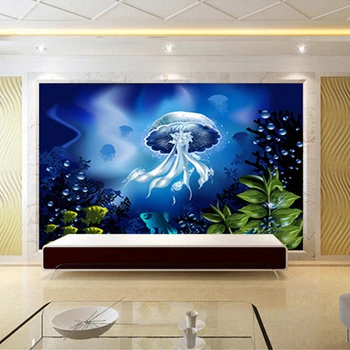 beibehang Пользовательские обои 3D фотообои мечтательный красивый подводный мир ТВ фон стена гостиная спальня 3d обои