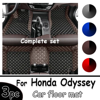 Автомобильные коврики для Honda Odyssey Семь мест 2004 2005 2006 2007 2008 Пользовательские Авто Подножки Коврик Чехол Аксессуары Интерьера