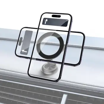  Автомобильный держатель телефона для всех смартфонов 360 градусов Магнитный держатель для телефона Крепление Автомобильный держатель для сотового телефона Подставка