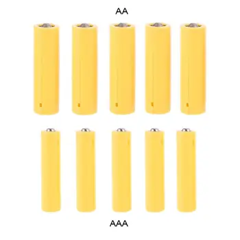 Без питания AA AAA Поддельная батарея Настройка для оболочки Заполнитель Проводник цилиндра для аксессуара для батареи AA AAA H7EC