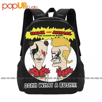 Бивис и Баттхед Pro Wrestling Road Warriors Пародийный рюкзак большой емкости Креативная пляжная сумка