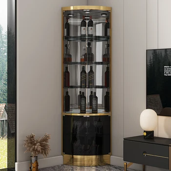  Благородная гостиная Винный шкаф Современная стойка для дисплея Портативное барное оборудование Вино Cantinetta Frigo Per Vini Домашняя барная мебель