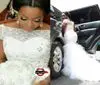 Большие размеры Арабские Нигерийские Свадебные Платья Русалка Роскошное Бисероплетение Жемчуг На Заказ Свадебное Платье Невесты