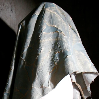  Винтажная рельефная жаккардовая ткань Креативная одежда Дизайнерская ткань на метр для шитья Материал DIY Оптовая продажа ткани