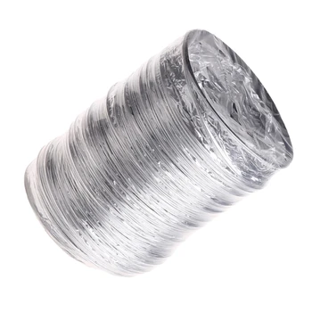 Внутренний диаметр 80 мм Шланг из алюминиевой фольги Воздуховод Гибкая труба 3/6 м Вентиляция Дропшиппинг