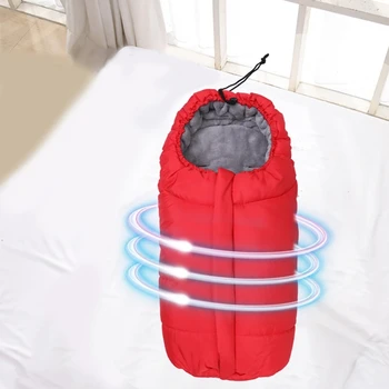Водонепроницаемая муфта для ног Зимний детский детский хлопковый спальный мешок Keep Baby Warm & Happy Drop Shipping