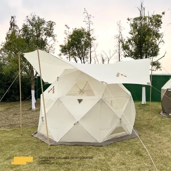 Водонепроницаемая палатка для кемпинга На открытом воздухе Палатка с мячом Портативная складная автоматическая защита от дождя Пикник с защитой от ультрафиолета Сверхлегкий
