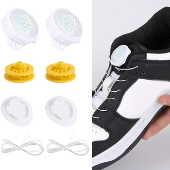 Высококачественные вращающиеся автоматические шнурки с пряжкой для обуви со шнурком Вращающаяся пряжка Туго-свободная кнопка ремонта пряжки