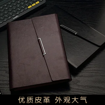  Высококачественный бизнес-ноутбук с индивидуальным логотипом, набор блокнотов с вкладным листом, искусственный кожа, протоколы встреч в офисе, индивидуальный планировщик
