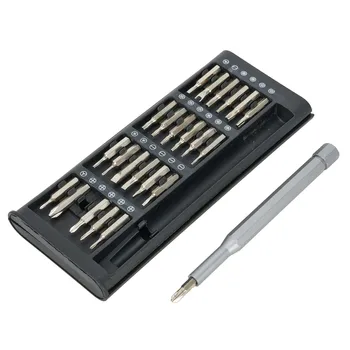 Гайки Отвертка 25 в 1 Легированная сталь Алюминиевый держатель ручки Мобильный телефон ПК Многофункциональный Высокое качество