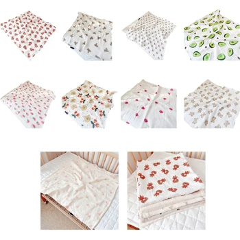 Детские хлопковые пеленки унисекс 4-слойное и многоцелевое одеяло