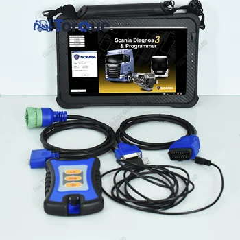Диагностический инструмент для грузовика для USB Link 3 Адаптер для диагностики неисправностей OBD универсальный диагностический сканер дизельного двигателя для грузовика + планшет Xplore