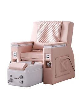 Диван для ногтей, массажное кресло для ног, вышивка ресниц, красивое кресло для ног, массажная кровать, электрический стул