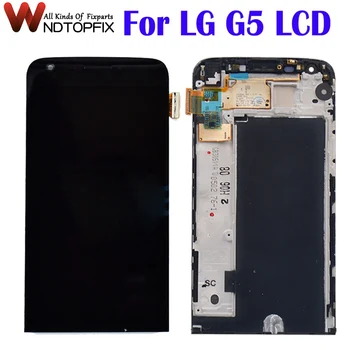 Для LG G5 LCD H850 H840 Замена сенсорного экрана для LG G5 Дисплей H860 Сенсорный экран H830 Digitzer в сборе с рамкой G5 LCD