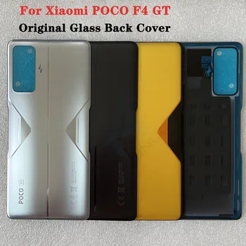 Для POCO F4 GT 5G 100% оригинальная задняя крышка батареи из закаленного стекла для Xiaomi POCO F4 GT 5G Замена корпуса корпуса телефона