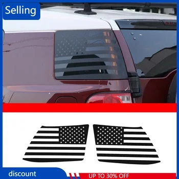 Для Toyota FJ Cruiser 2007-2021 2 шт. Заднее стекло Американский флаг Стиль Декоративная наклейка Аксессуары для модификации экстерьера автомобиля