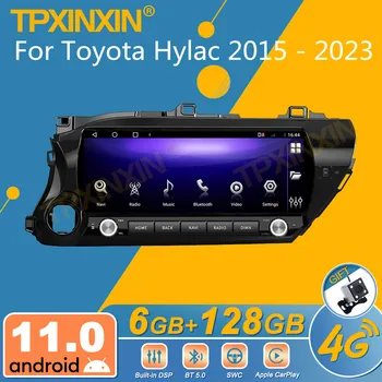 Для Toyota Hylac 2015 - 2023 Android Авто Радио 2Din Стерео Ресивер Авторадио Мультимедийный плеер GPS Navi Экран головного устройства