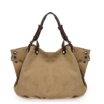 Женская простая холщовая сумка с рюшами Сумка через плечо большой емкости Многослойная сумка через плечо нового стиля для выхода в свет