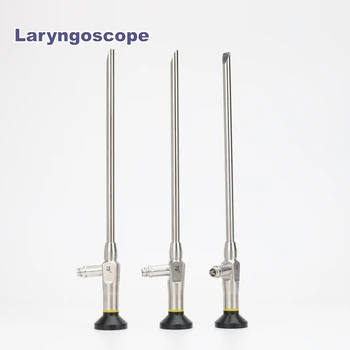 Жесткий ларингоскоп 70 градусов 90 градусов ЛОР-эндоскопия Эндоскоп горла 6 мм 8 мм