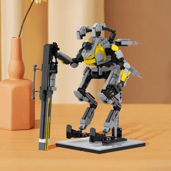 Игровая роль Northstar Prime Mech Warrior Робот Строительный блок Игрушки с подставкой от Titanfall 676 штук Детский подарок на день рождения