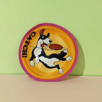 Игрушка для дрессировки домашних животных Oxford Cloth Интерактивные жевательные игрушки для собак Сопротивление укусам Мягкие игрушки для собак Летающие диски для домашних животных Принадлежности для собак