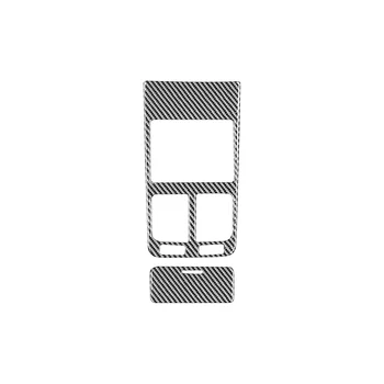 Карбоновое волокно Автомобильный задний кондиционер Выход Рамка Крышка Обшивка Наклейка Отделка для Volvo S90 2017-2022 Аксессуары