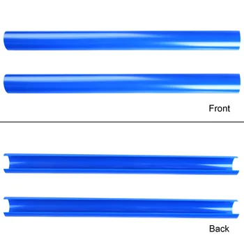 Качество Удобные Прочные Практичные Планки Решетки Отделки V Скобы 2 шт. ABS Ярко-синий Декор для BMW E60 Пластик