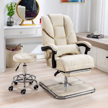 Косметическое кресло может лежать и подниматься, диван красоты, маска для лица, опыт, стул, вышивка, кресло, реклайнер
