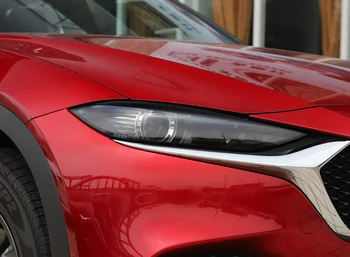 Крышка фары Прозрачная маска Оболочка фары Объектив Плексиглас Заменить оригинальный абажур для Mazda CX-4 CX4 2020 2021 2022