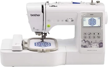 Летняя скидка 50%Brother SE600 Швейно-вышивальная машина, 80 дизайнов, 103 встроенных стежков