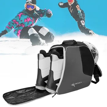 Лыжные ботинки Сумка Сумка Ботинки для сноуборда Водонепроницаемая дорожная сумка с регулируемым ремешком для лыжных шлемов Лыжные ботинки Перчатки